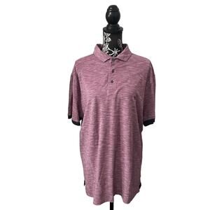 Rodd & Gunn Knit Short Sleeve Sports Fit Polo Shirt Mauve Heather Size 2XL